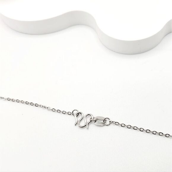 Brand New Hello Kitty Purple Stone Silver Necklace - Picture 3 of 5